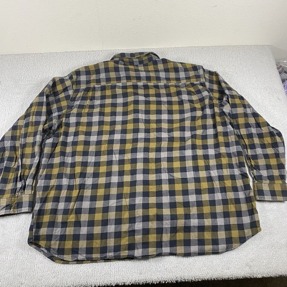 Carhartt Flannel Shirt Mens 3XL‎ Hamilton Rugged Flex Plaid Work 103820 - Picture 3 of 6
